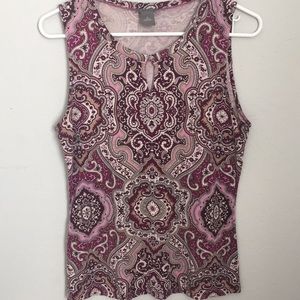 Ann Taylor Patterned Tank Top